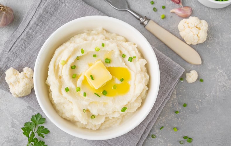 Creamy cauliflower puree