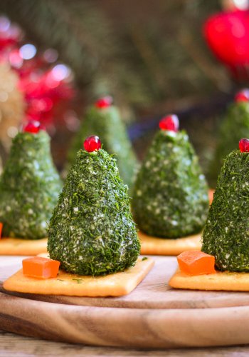 Recipe Cheese and Herb Christmas Trees