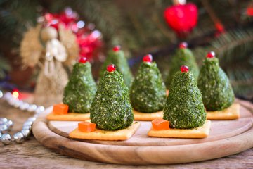 Recipe Cheese and Herb Christmas Trees