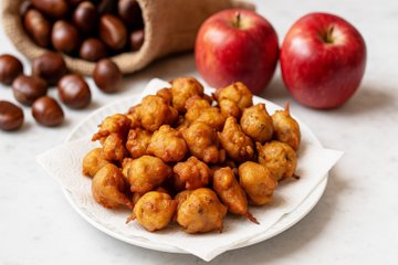 Recipe Chestnut Flour and Apple Fritters