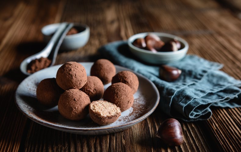 Chestnut truffles