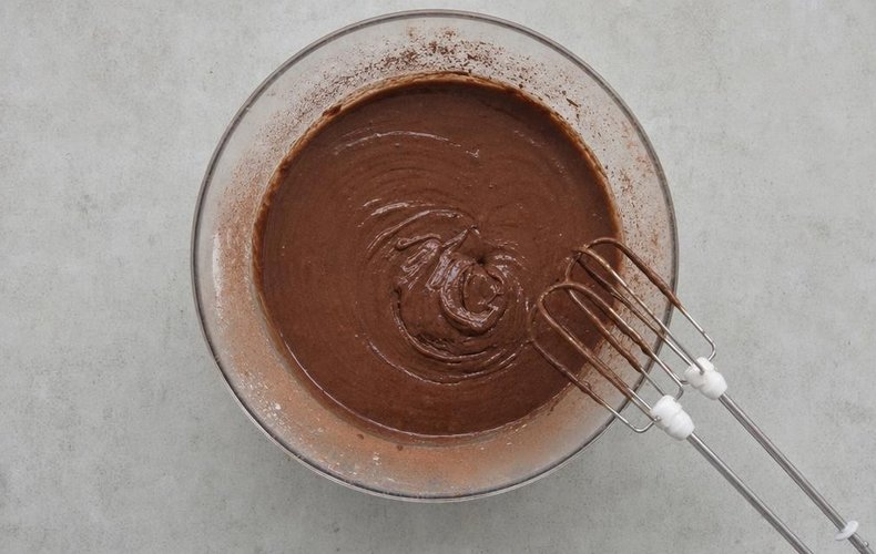 Chocolate Ciambellone: step 2