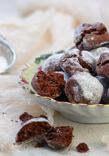 Recipe Chocolate Crinkle Cookies