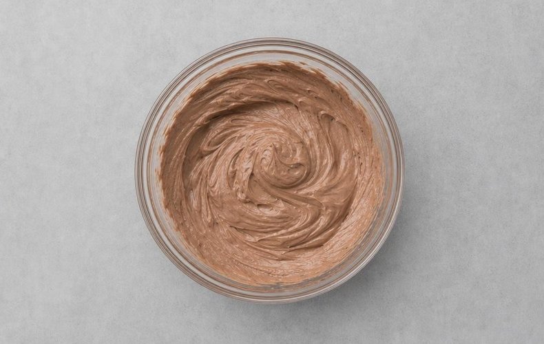 Chocolate Profiteroles, step 7: the whipped chocolate ganache