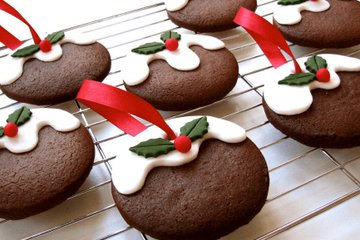 Recipe Chocolate Shortbread Cookie Ornaments