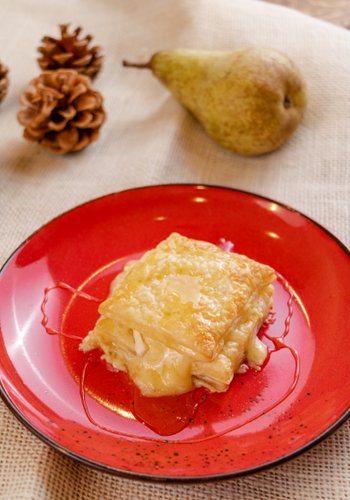 Recipe Brie and Pear Millefeuille