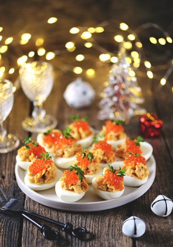 Recipe Deviled Eggs with Caviar