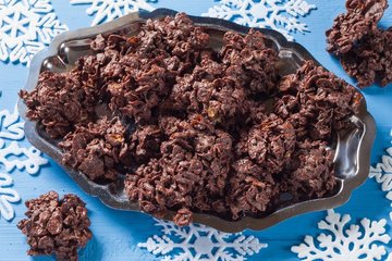 Recipe Christmas Schoko-Crossies (Chocolate Cornflake Clusters)