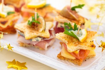 Recipe Christmas Star Mini Sandwiches