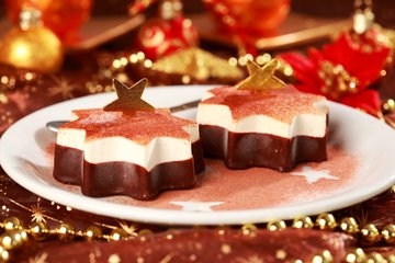 Recipe Christmas Star Torrone Semifreddo