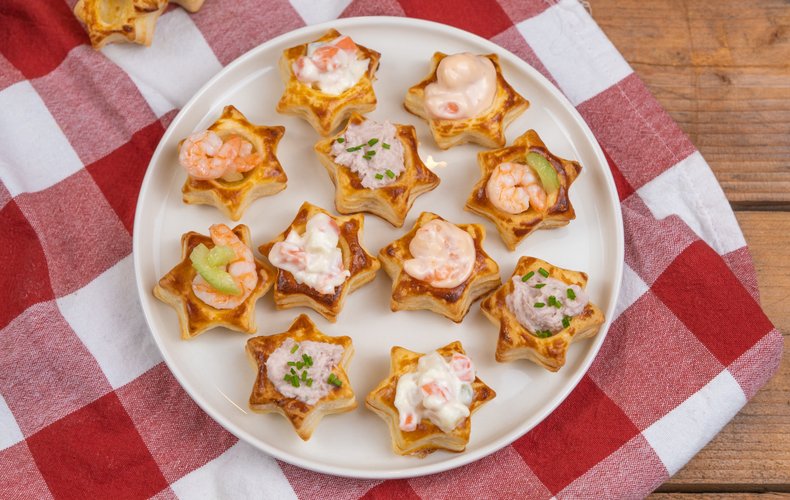 Christmas Star Vol-au-Vents