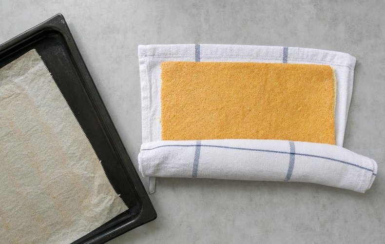 Classic Charlotte Royale, step 4: gelatin sheets soaking in cold water