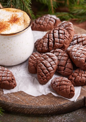 Recipe Cocoa Pinecone Cookies