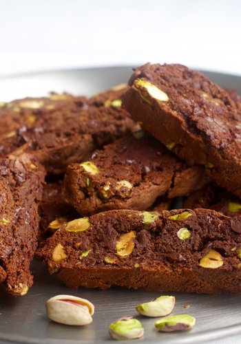 Recipe Cocoa and Pistachio Cantucci