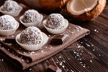 Recipe Coconut and Cocoa Truffles