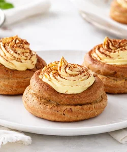 Recipe Coffee Zeppole with Mascarpone Cream