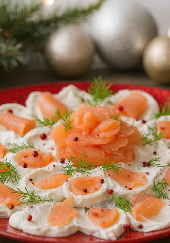 Recipe Cream Cheese and Smoked Salmon Petals