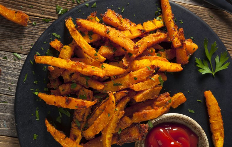 Crispy fried pumpkin recipe