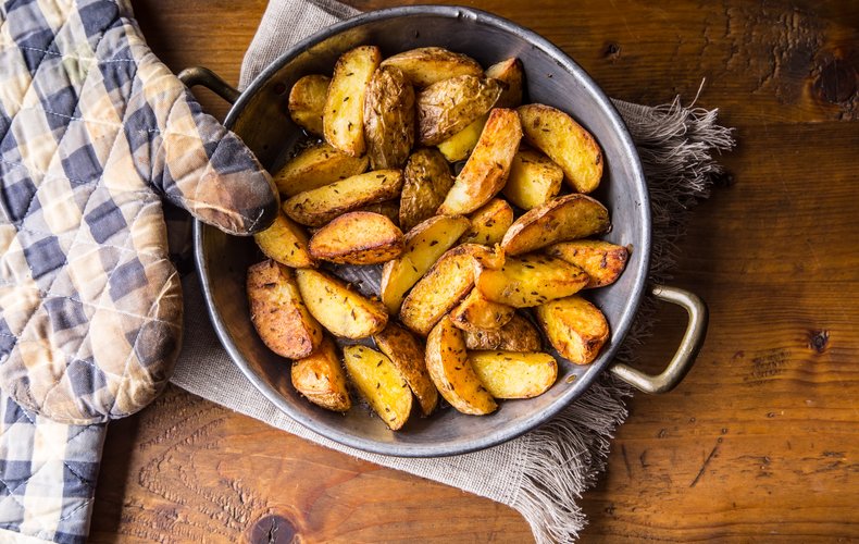 Crispy skillet potatoes recipe