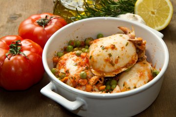 Recipe Cuttlefish with Peas