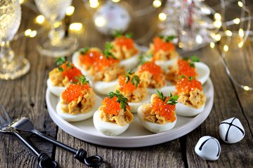 Recipe Deviled Eggs with Caviar