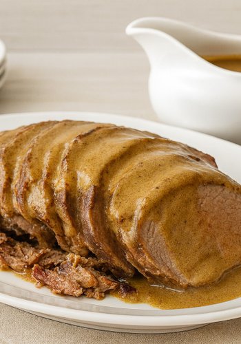 Recipe Super Easy Veal Roast with Cream