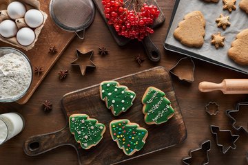 Recipe Glazed Christmas Tree Cookies
