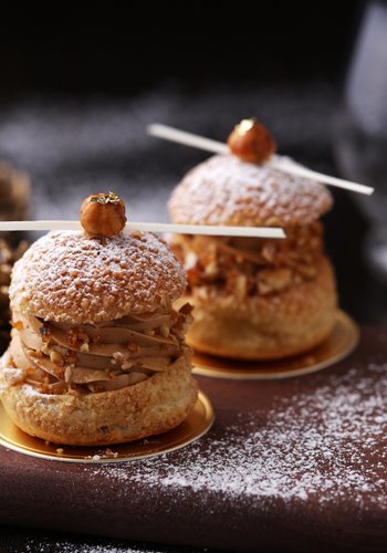 Recipe Hazelnut Cream Puffs