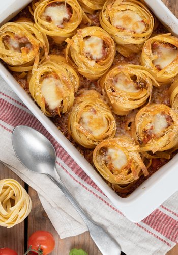 Recipe Baked Tagliatelle Nests