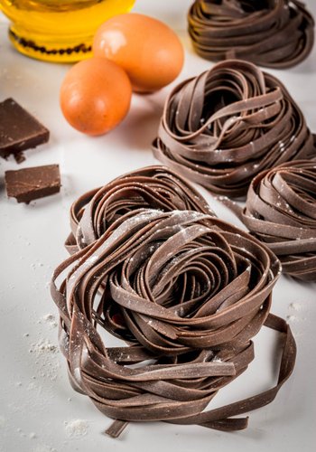 Recipe Homemade Cocoa Tagliatelle