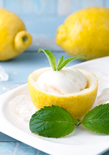 Recipe Homemade Lemon Sorbet