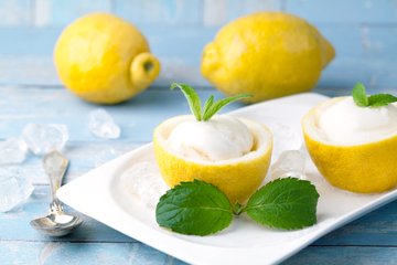 Recipe Homemade Lemon Sorbet