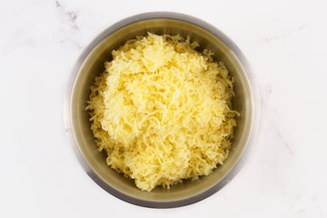 Homemade Mashed Potatoes, step 2: riced potatoes