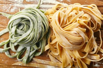 Recipe Homemade Paglia e Fieno Tagliatelle (Straw and Hay Pasta)