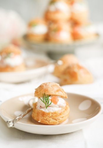 Recipe Homemade Savory Cream Puffs