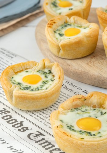 Recipe Individual Ricotta and Spinach Tarts