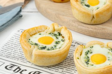 Recipe Individual Ricotta and Spinach Tarts