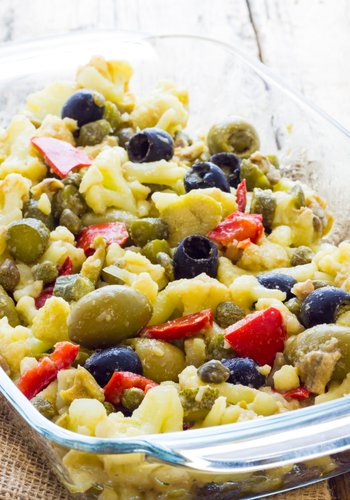 Recipe Insalata di Rinforzo (Neapolitan Christmas Cauliflower Salad)