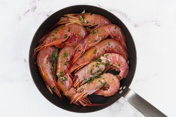 Jumbo shrimp spaghetti 2