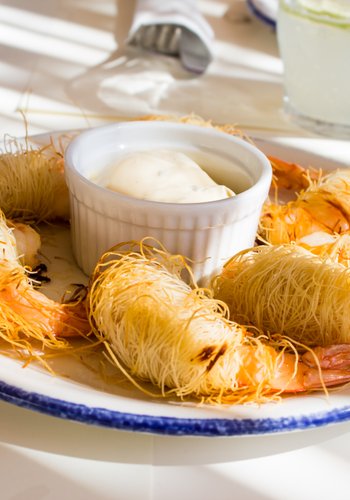 Recipe Kataifi-Wrapped Jumbo Shrimp