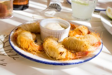 Recipe Kataifi-Wrapped Jumbo Shrimp