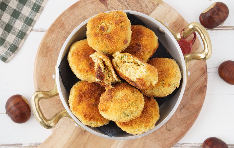 Leftover capon meatballs