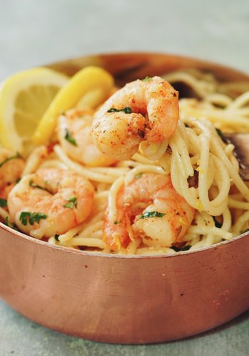 Recipe Lemon Shrimp Spaghetti
