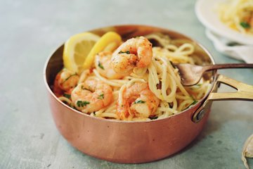 Recipe Lemon Shrimp Spaghetti