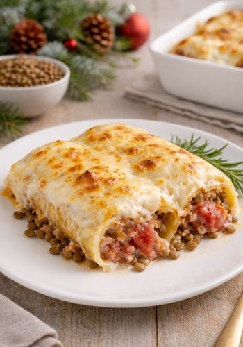 Recipe Lentil and Cotechino Cannelloni
