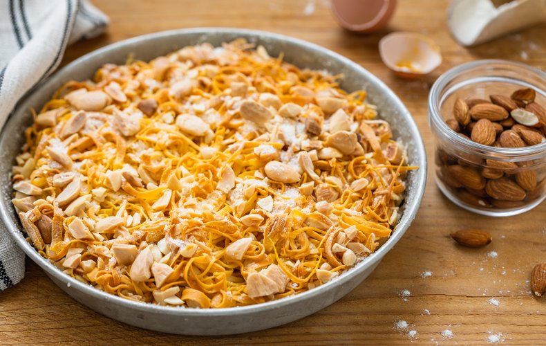Mantuan tagliatelle cake