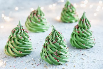 Recipe Meringue Christmas Trees