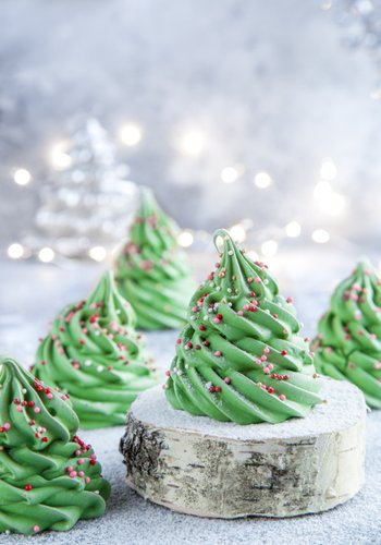 Recipe Meringue Christmas Trees