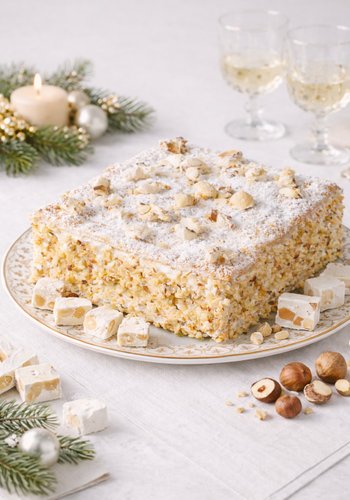 Recipe Millefeuille Cake with Torrone Cream