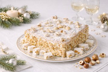 Recipe Millefeuille Cake with Torrone Cream